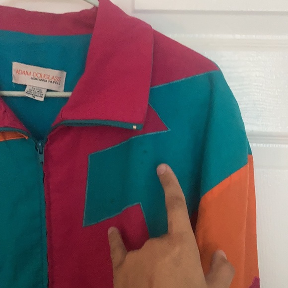 Vintage Retro 80’s Zip-up Jacket - Picture 4 of 7
